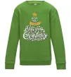 Детский Свитшот Wish you a very merry Christmas tree Лаймовый Детский Свитшот Wish you a very merry Christmas tree Лаймовый фото