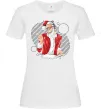 Женская футболка DJ Санта Белый фото