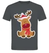 Мужская футболка Олень сидить Графит фото