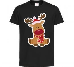 Детская футболка Олень сидить