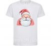 Детская футболка Портрет Деда Мороза Белый фото