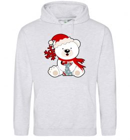 Женская толстовка (худи) Новорічний ведмедик Женская толстовка (худи) Новорічний ведмедик