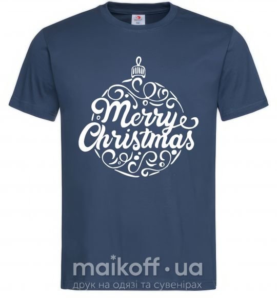 Чоловіча футболка Merry Christmas toy Темно-синій фото