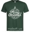 Чоловіча футболка Merry Christmas toy Темно-зелений фото