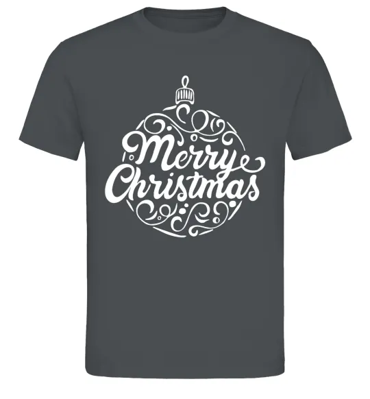 Мужская футболка Merry Christmas toy Графит фото