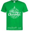 Мужская футболка Merry Christmas toy Зеленый фото