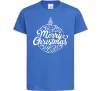 Детская футболка Merry Christmas toy Ярко-синий Детская футболка Merry Christmas toy Ярко-синий фото
