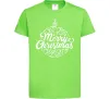Детская футболка Merry Christmas toy Лаймовый Детская футболка Merry Christmas toy Лаймовый фото