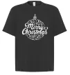Футболка Оверсайз Merry Christmas toy Черный фото