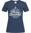 Женская футболка Merry Christmas toy Темно-синий фото