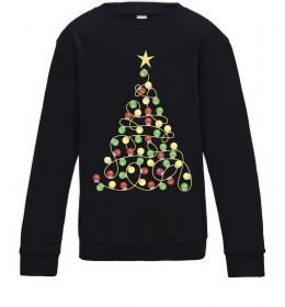 Детский Свитшот Ялинка з гірлянди