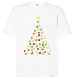 Футболка Оверсайз Ялинка з гірлянди