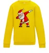 Детский Свитшот Санта танцює Солнечно желтый фото