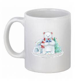 Чашка керамічна Білий ведмідь