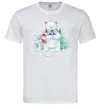 Чоловіча футболка Білий ведмідь Білий Чоловіча футболка Білий ведмідь Білий фото