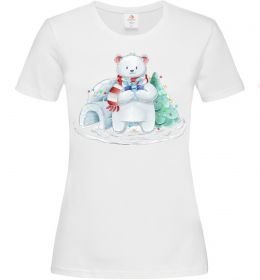 Жіноча футболка Білий ведмідь