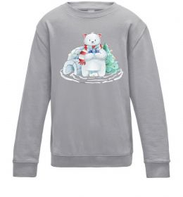 Детский Свитшот Білий ведмідь