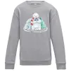 Детский Свитшот Білий ведмідь Серый меланж фото