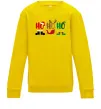 Детский Свитшот HO-HO-HO Солнечно желтый фото