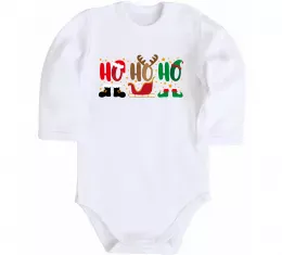 Дитячий бодік HO-HO-HO Білий фото