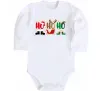Дитячий бодік HO-HO-HO Білий Дитячий бодік HO-HO-HO Білий фото