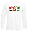 Лонгслив HO-HO-HO Белый фото