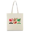 Еко-сумка HO-HO-HO Бежевий фото