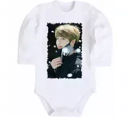 Детский боди Jongkook signature Белый фото