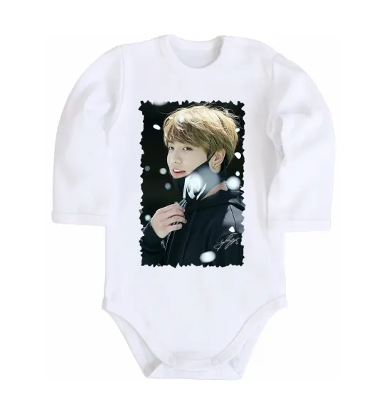 Детский боди Jongkook signature Белый фото