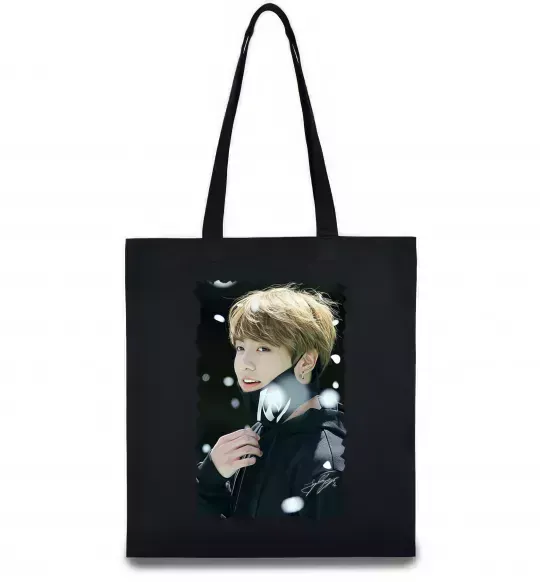 Еко-сумка Jongkook signature Чорний фото