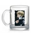 Чашка скляна Jongkook signature Прозорий фото