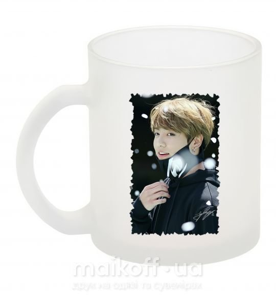 Чашка стеклянная Jongkook signature Фроузен фото
