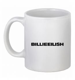 Чашка керамическая Billieeilish text Чашка керамическая Billieeilish text