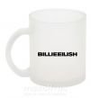 Чашка скляна Billieeilish text Фроузен фото