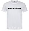 Мужская футболка Billieeilish text Белый фото