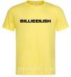 Чоловіча футболка Billieeilish text Лимонний фото