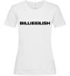 Жіноча футболка Billieeilish text Білий фото
