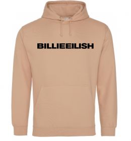 Женская толстовка (худи) Billieeilish text