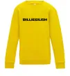 Детский Свитшот Billieeilish text Солнечно желтый фото