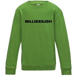 Дитячий світшот Billieeilish text