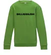 Детский Свитшот Billieeilish text Лаймовый фото