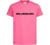 Детская футболка Billieeilish text Ярко-розовый Детская футболка Billieeilish text Ярко-розовый фото