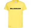 Детская футболка Billieeilish text Лимонный Детская футболка Billieeilish text Лимонный фото