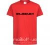 Детская футболка Billieeilish text Красный фото