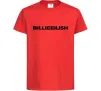 Детская футболка Billieeilish text Красный Детская футболка Billieeilish text Красный фото