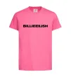 Дитяча футболка Billieeilish text Яскраво-рожевий фото