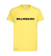 Дитяча футболка Billieeilish text Лимонний фото