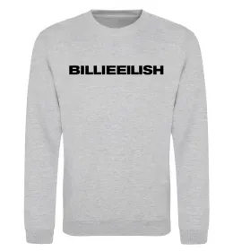 Свитшот Billie Eilish in a circle Белый фото