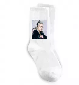 Носки Billie Eilish photo Белый фото