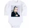 Детский боди Billie Eilish photo Белый фото